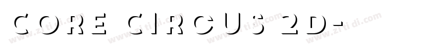 Core Circus 2D字体转换